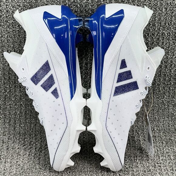 Adidas Adizero Electric Football Cleats White Royal Blue IE4377 Men\'s Size 13 main image 4